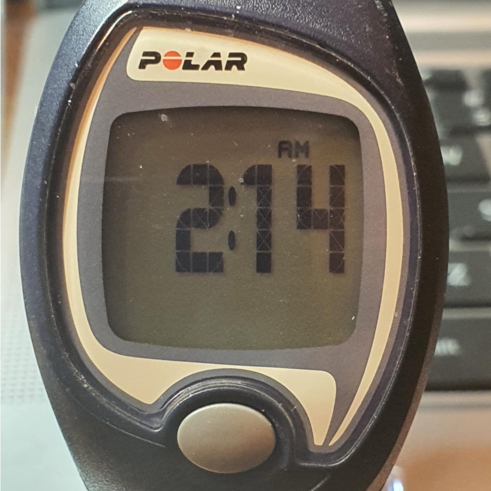 🦋10/$20🦋 Polar FS1 Heart Rate Monitor Blue Women's Watch (Watch Only)